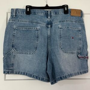 Tommy Hilfiger Blue Jean Shorts High-Waisted Relaxed Fit